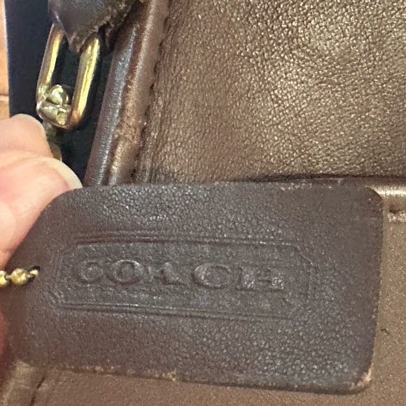 Coach brown and gold Lexington briefcase authentic - Picture 5 of 10